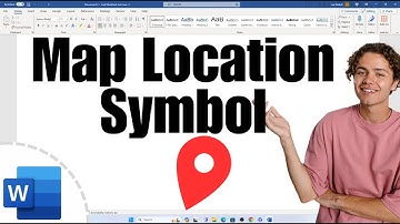 How to Insert Map Location Symbol In Word (Microsoft)