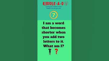 Do you know the magic word? #short #riddleswithanswers #brainteasers