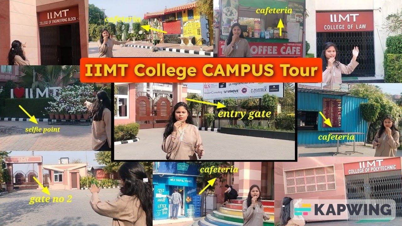 IIMT Group of Colleges| Campus Tour| Reception, Cafeteria, Departments, Sports Ground| Greater Noida