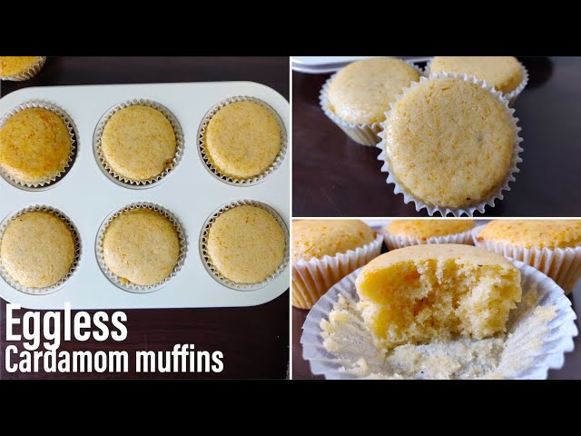 Eggless Cardamom Muffins | इलायची के मफ़िंस | Soft, Moist & Spongy Muffins | Best Bites