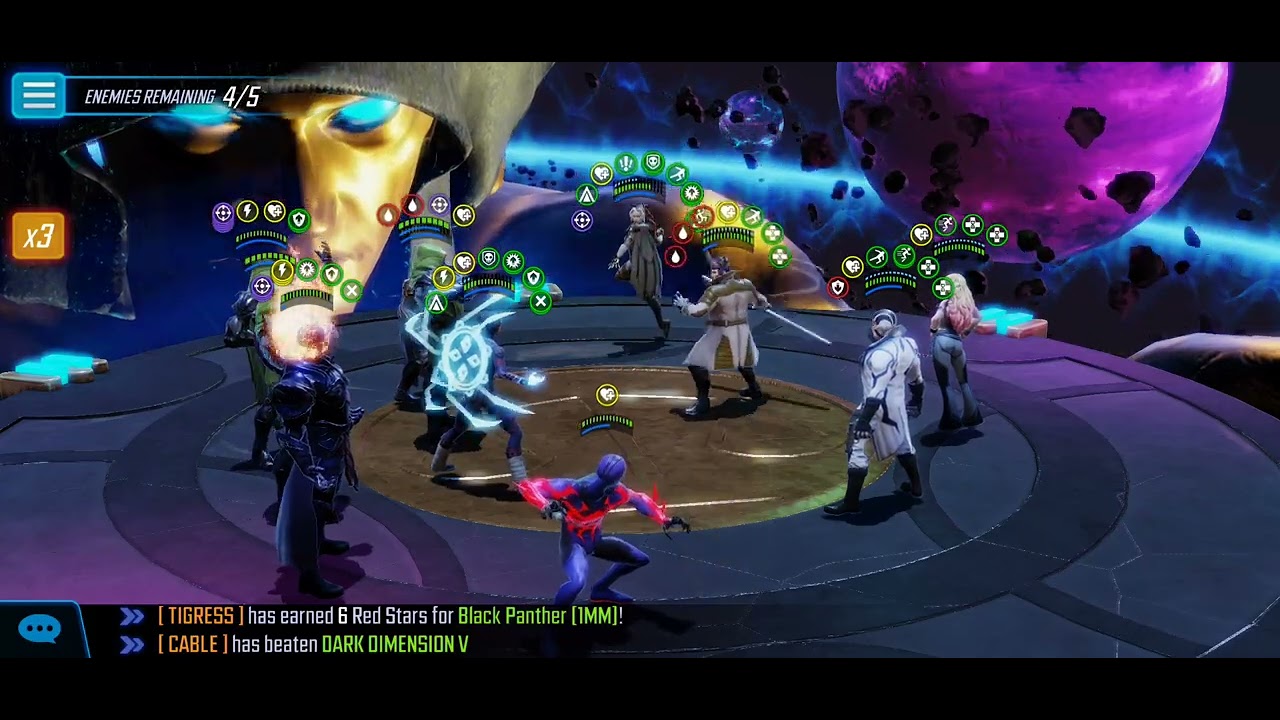 CC Cosmic Crucible Unlimited XMen UX counter Marvel Strike Force