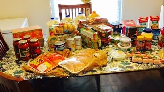 Smiths grocery haul $167 family of 4 !