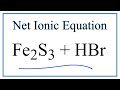 Net Ionic Equations and Spectator Ions
