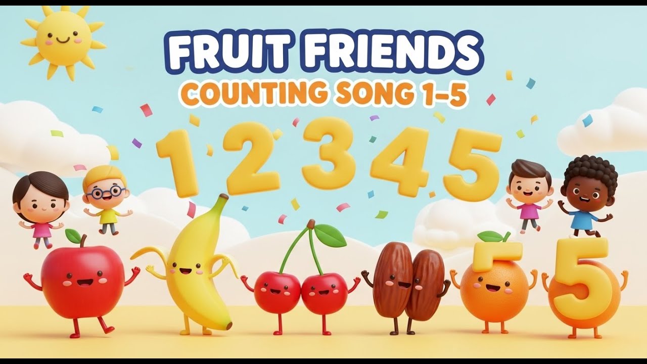 Learn Counting with Fruits! | Preschool Kids Songs 🍓🍌