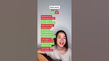 Heat Waves Glass Animals Duet Karaoke Heatwaves Singing 