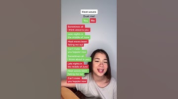 Thumbnail of Heat Waves - Glass Animals 🎤 #duet #karaoke #heatwaves #singing