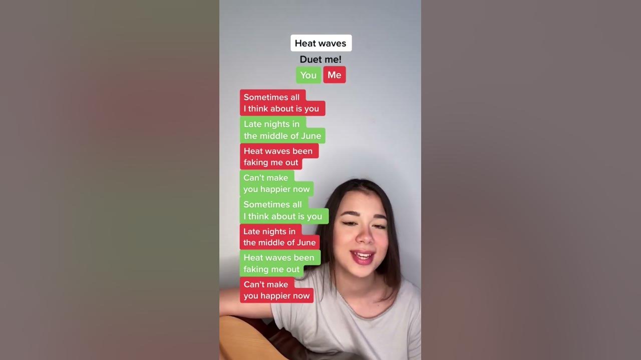 Heat Waves - Glass Animals 🎤 #duet #karaoke #heatwaves #singing
