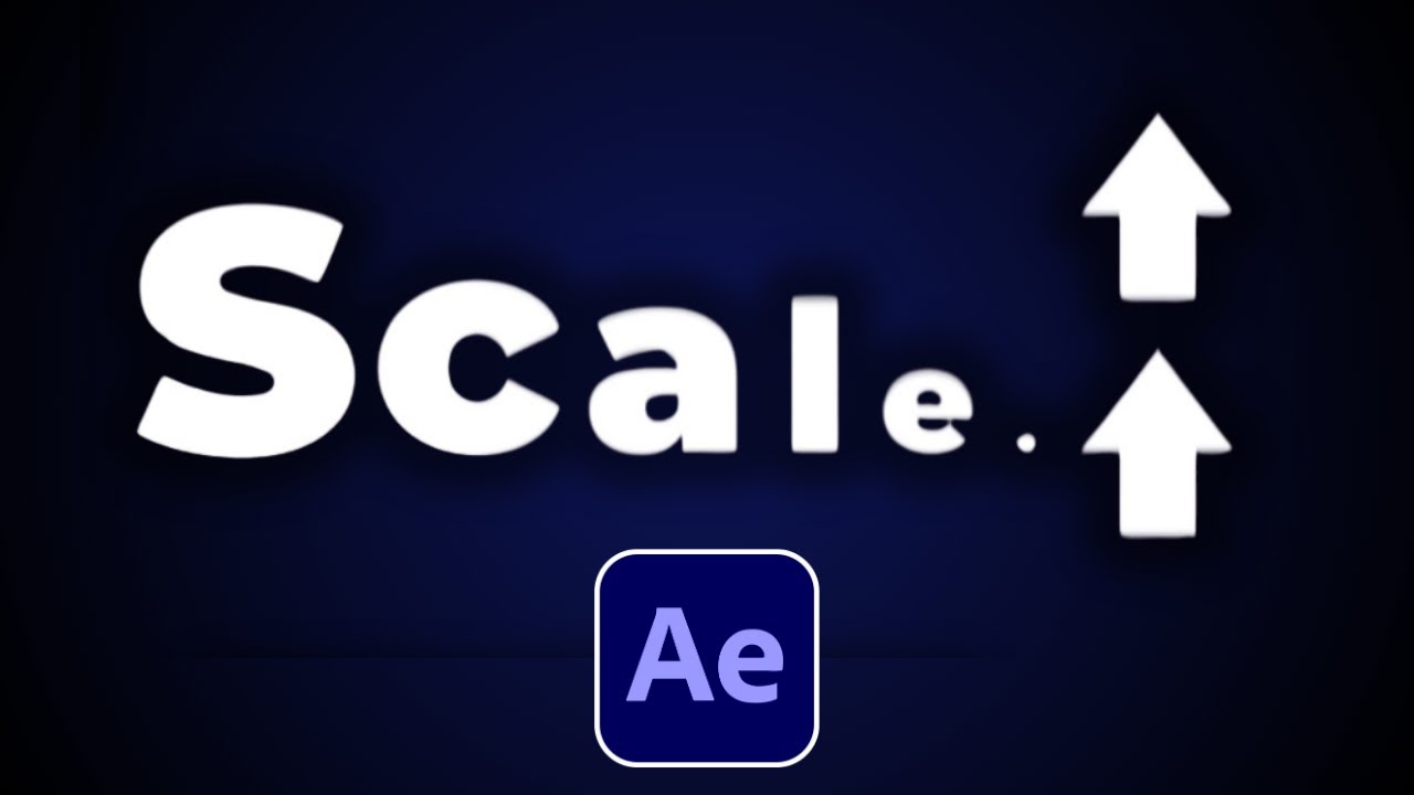 How to Make This 'Scale' Text Animation in After Effects 2025 - YouTube