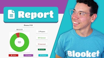 Viewing Blooket Homework Results