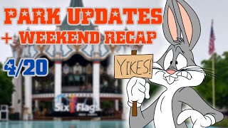 Six Flags Great America Opening Weekend Recap and Updates! 4/18-20/2025 (Yikes...!)