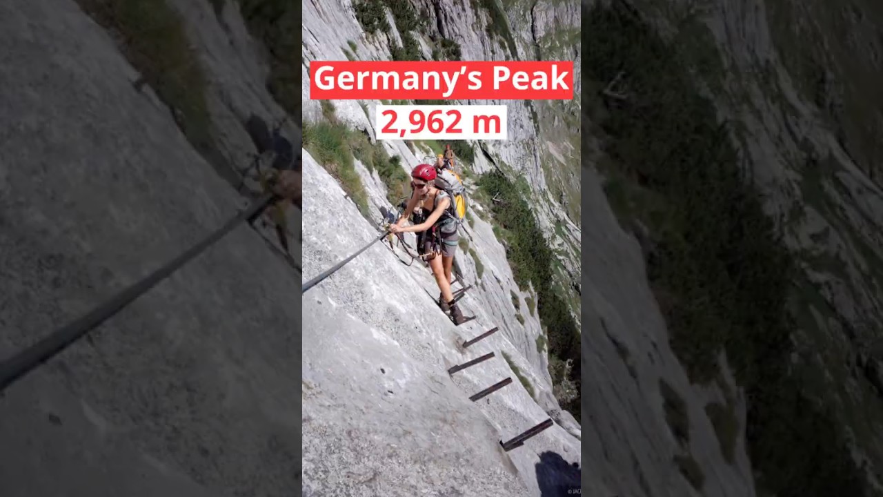 Цугшпитце – самая высокая вершина Германии, которую можно покорить за 30 секунд! 🏔️ 