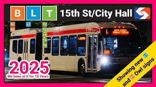 New Signs for the SEPTA Metro B1 and L1 Nite Owl Bus Service - SEPTA TrAcSe 2025