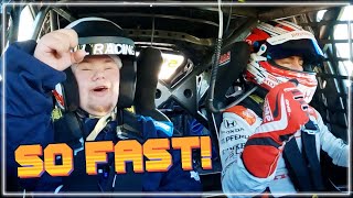 Marley rides a race car with professional driver Tony D'Alberto! | TCR AUSTRALIA