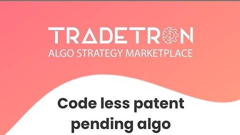 How To Add a TOTP key in Tradetron from Shoonya App.