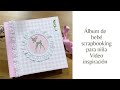 Álbum de scrapbooking para bebé