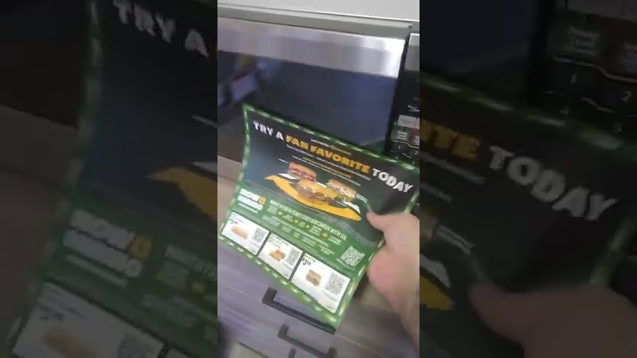 SUBWAY COUPONS IN THE MICROWAVE