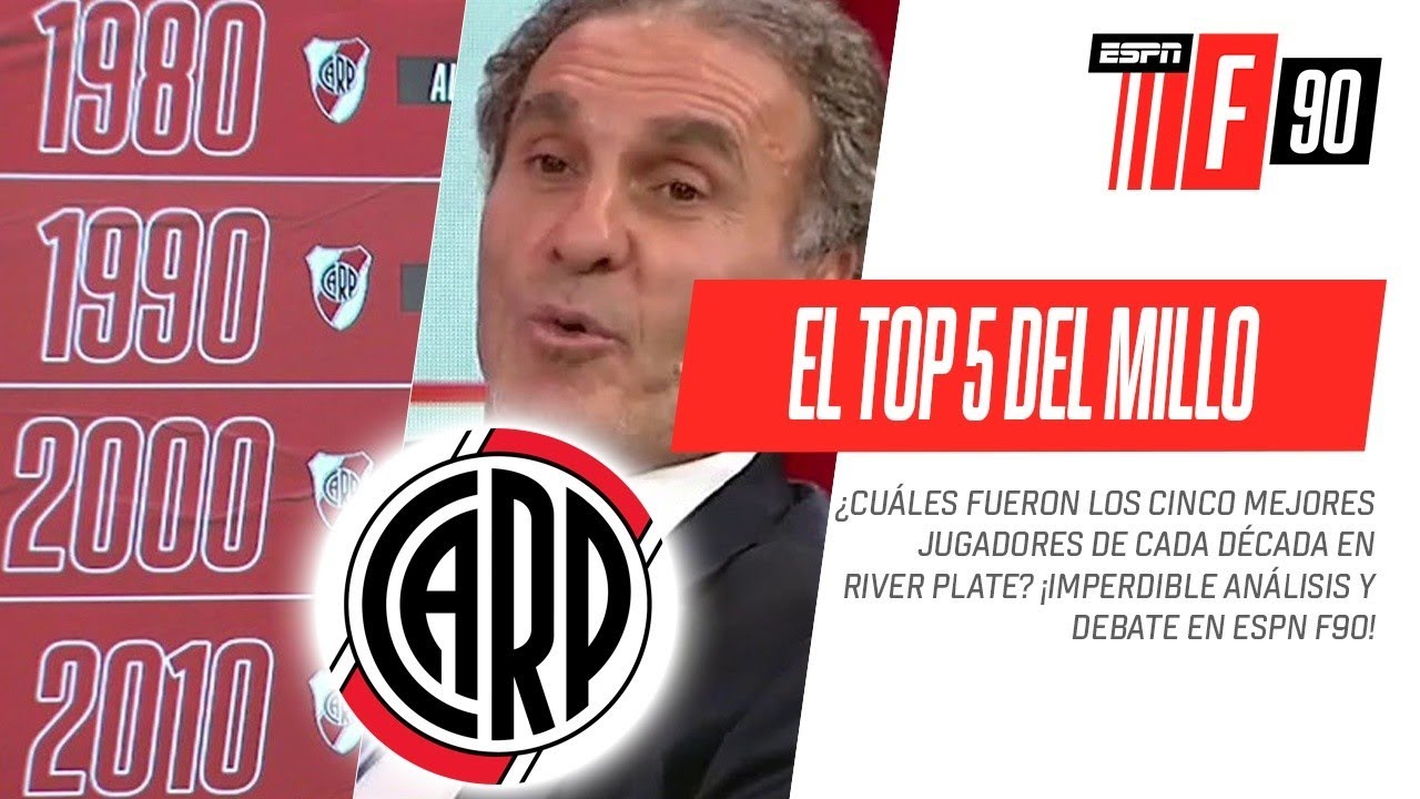¿Cuáles son los CINCO mejores jugadores de #River DE CADA DÉCADA?