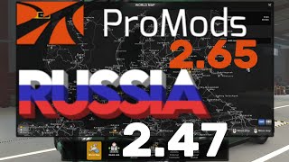 Ets2 1.47 ProMods 2.65   RusMap v 2.47 Road Connection Gameplay #ets2 #promods #gaming #ets2mod