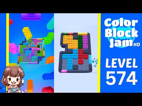 Color Block Jam Level 574 walkthrough video preview