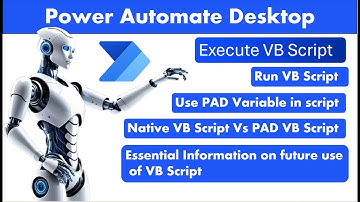 Power Automate Desktop - Run VB Script