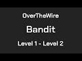 Overthewire bandit level 1  level 2