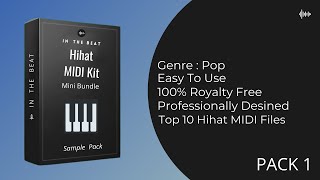 Free Hihat MIDI Kit (Pack 1) | Free Download | Royalty-Free Kit | In The Beat screenshot 3