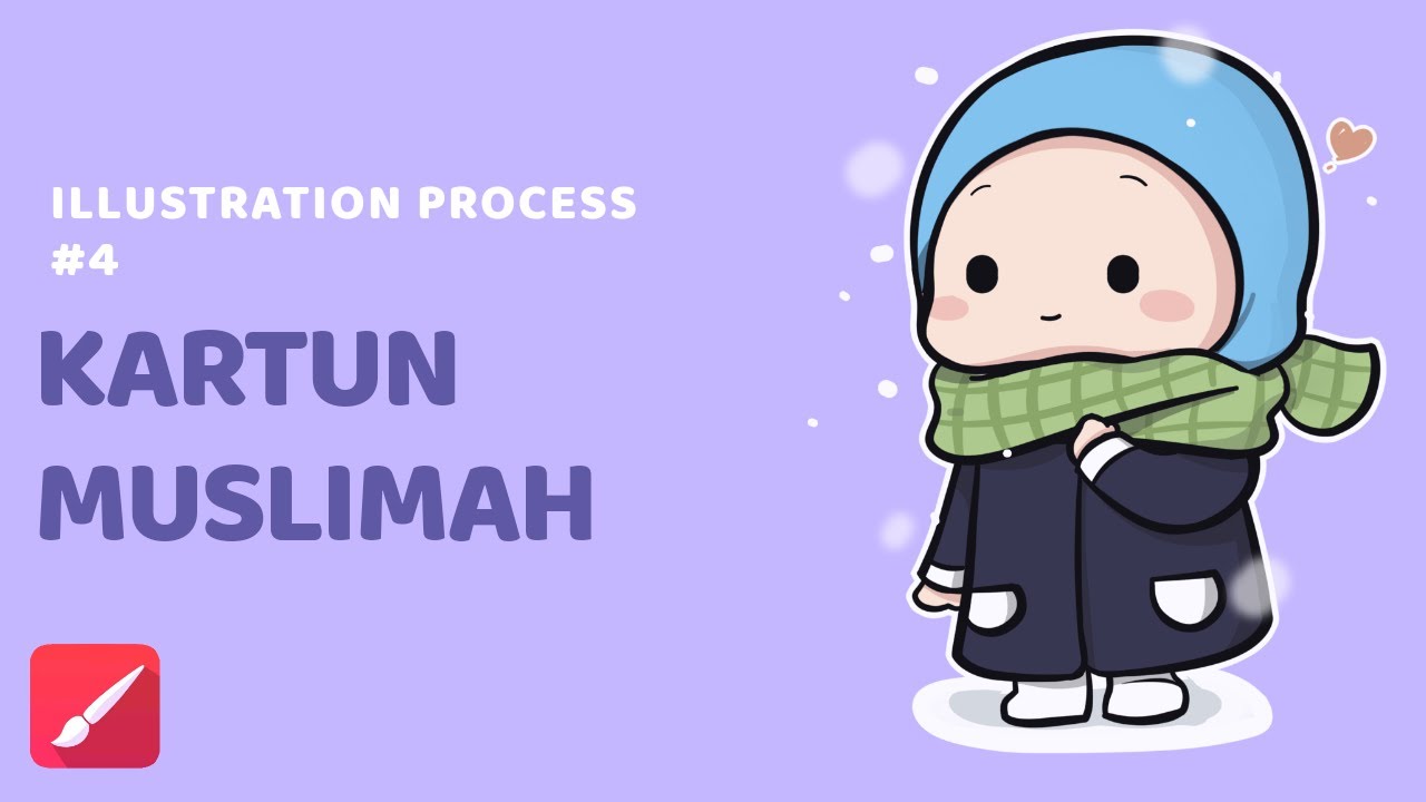 SNOW DAY ILUSTRASI KARTUN MUSLIMAH  YouTube