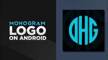 Monogram logo design on Android ||  PIXELLAB