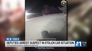 WATCH: Colorado deputies arrest suspect in stolen car situation