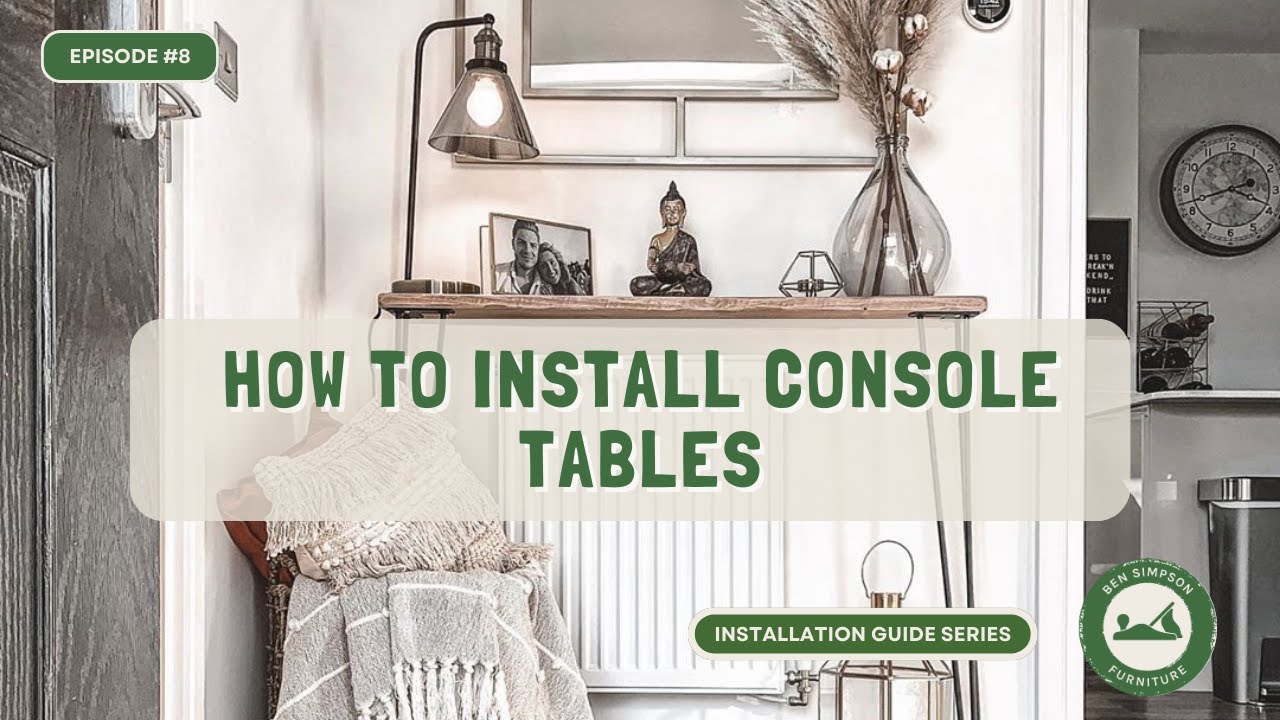 How to Install Rustic Hairpin Furniture | Ben Simpson Furniture | Installation Guide