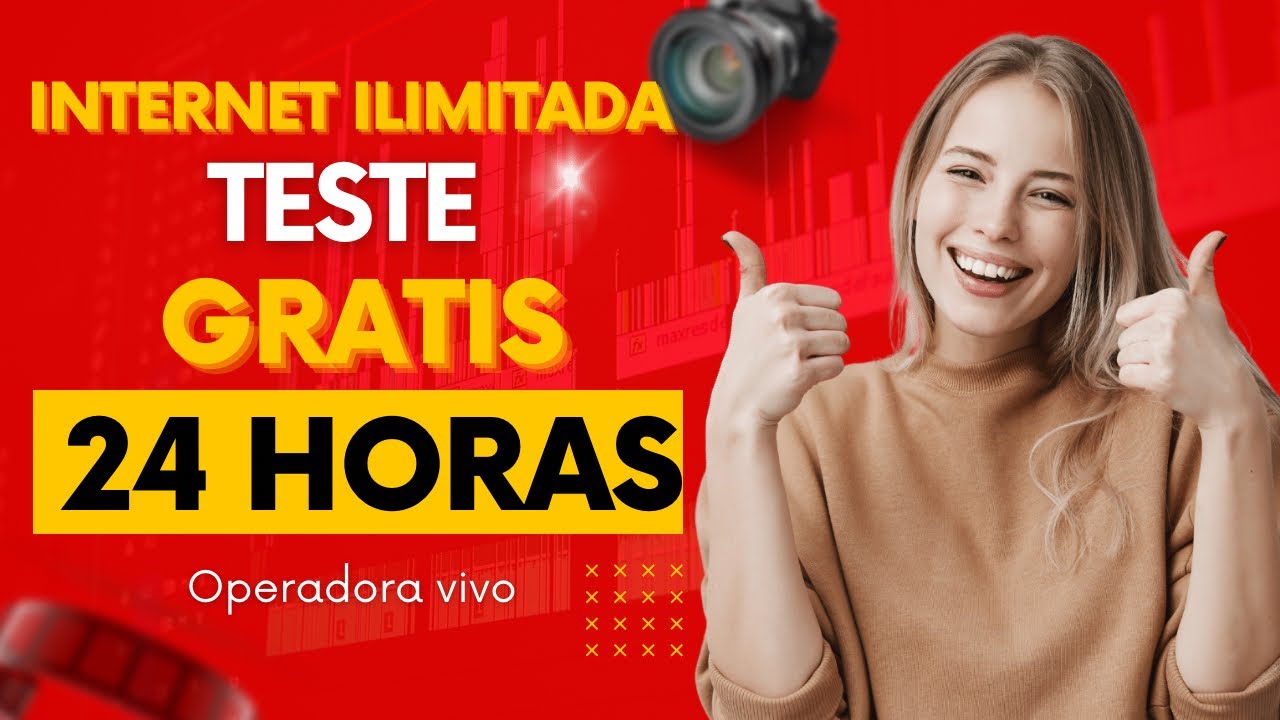 TESTE GRÁTIS 24 HORAS  internet ilimitada da VIVO 