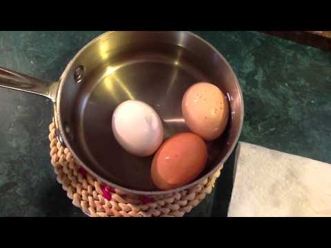 How to peel farm fresh eggs