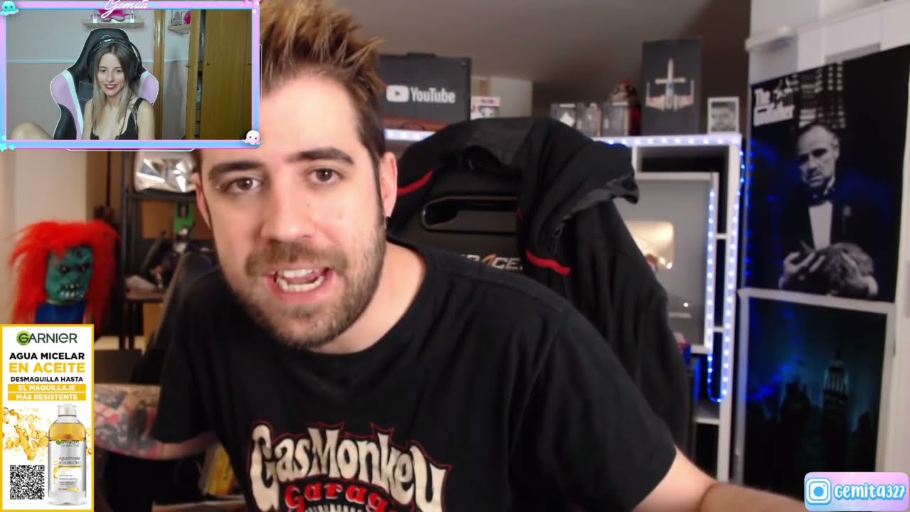 (parte 2) Gemita reacciona a broma de AURONPLAY