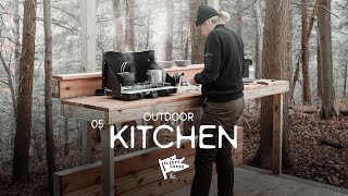 DIY Flipup Outdoor Camp Kitchen Build! | Ep 5 Sleepy Creek
