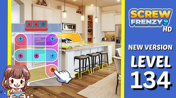 Screw Frenzy Level 134 Solution Walkthrough (New Version)