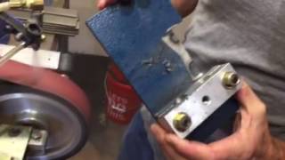 Hollow grinding the TW-90 vertical table and why it's handy