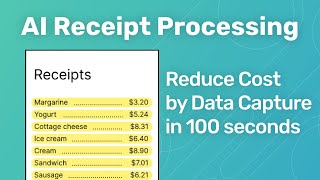 AI Receipt Capture in 100 seconds