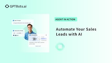 GPTBots.ai | AI Sales Agent : No-Code Automation with Google Sheets & Calendar