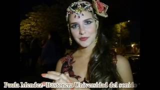 Paula Mendez flamante Bastonera escuela de samba del rayo 2017