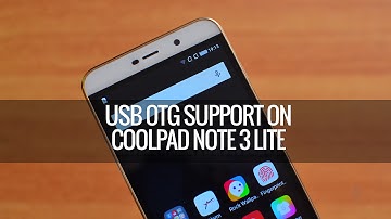 USB OTG on Coolpad Note 3 Lite
