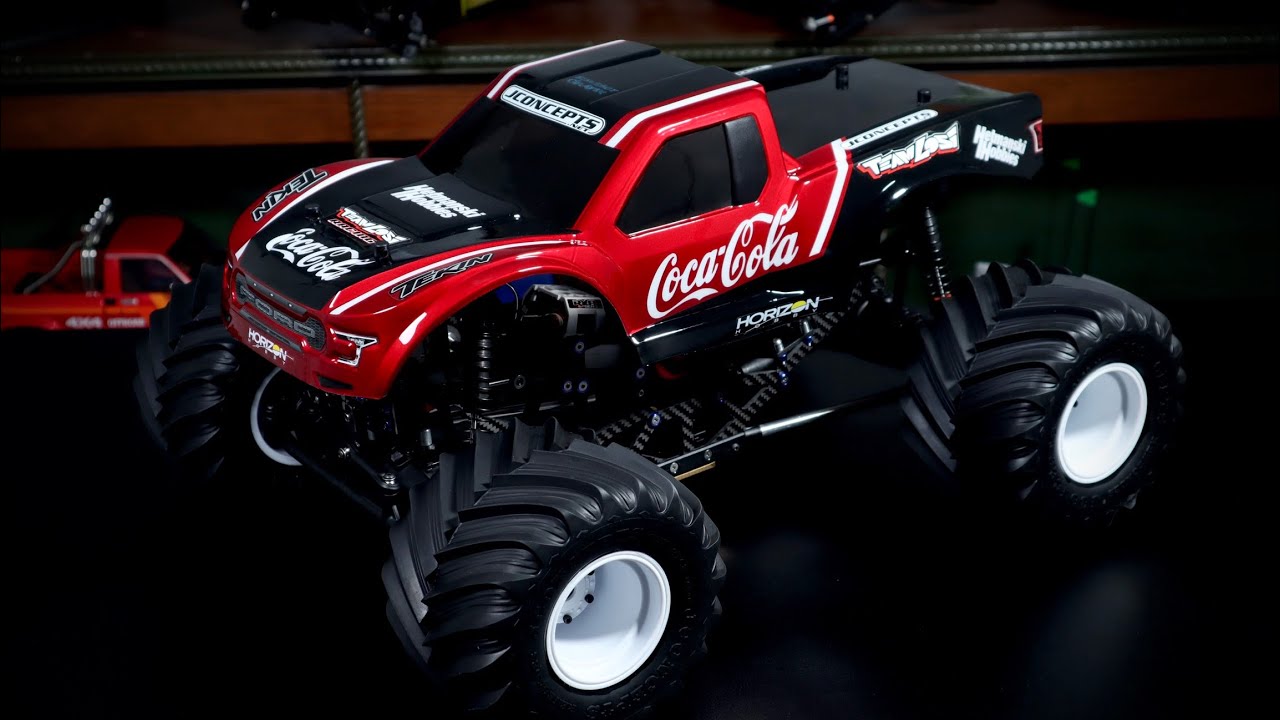 Custom Coke Paint Job On My Custom Losi LMT YouTube