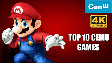 TOP 10 Cemu Emulator Games | Fully Playable✔️ | 4K 60FPS (2024)