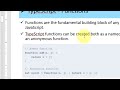 Function in Typescript with example | Anonymous Function call in typescript | Typescript Function ex