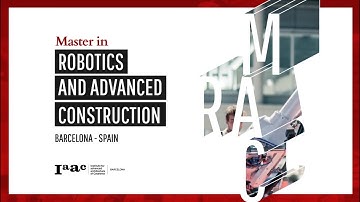 Master in Robotics and Advanced Construction - MRAC