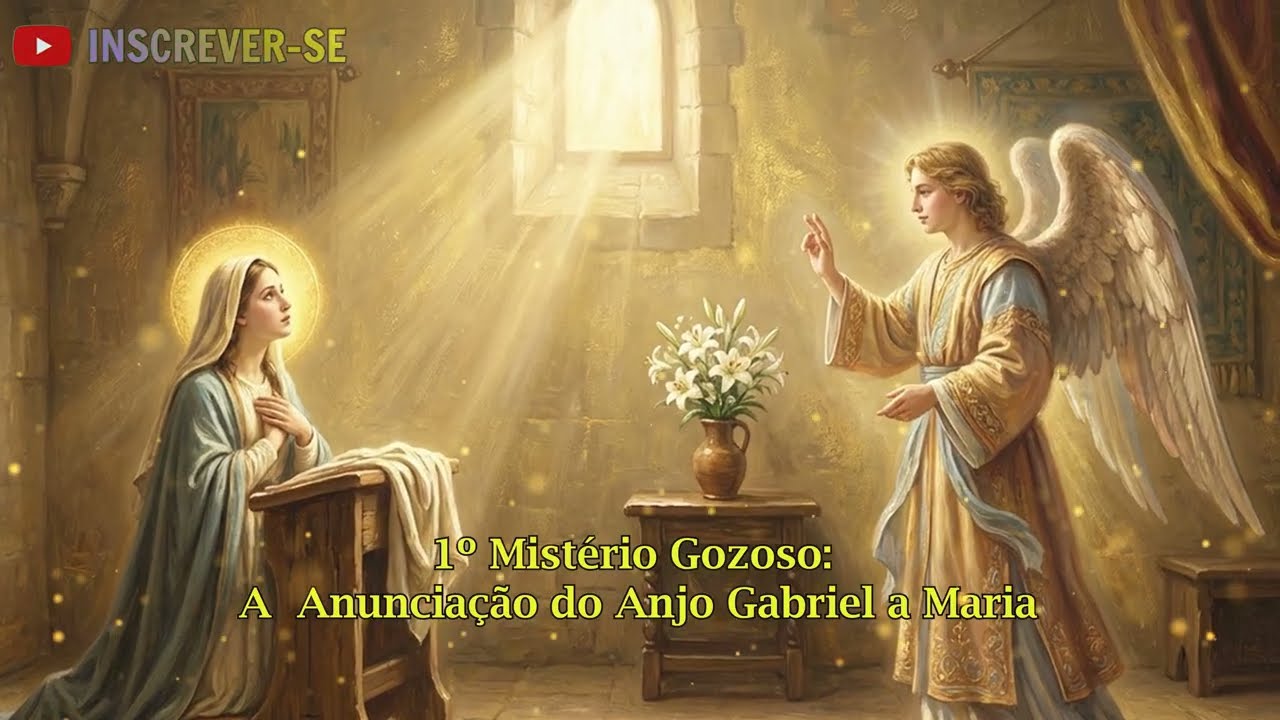 TERÇO DE HOJE - 07/03/2026 - SÁBADO: MISTÉRIOS GOZOSOS - 04 HORAS