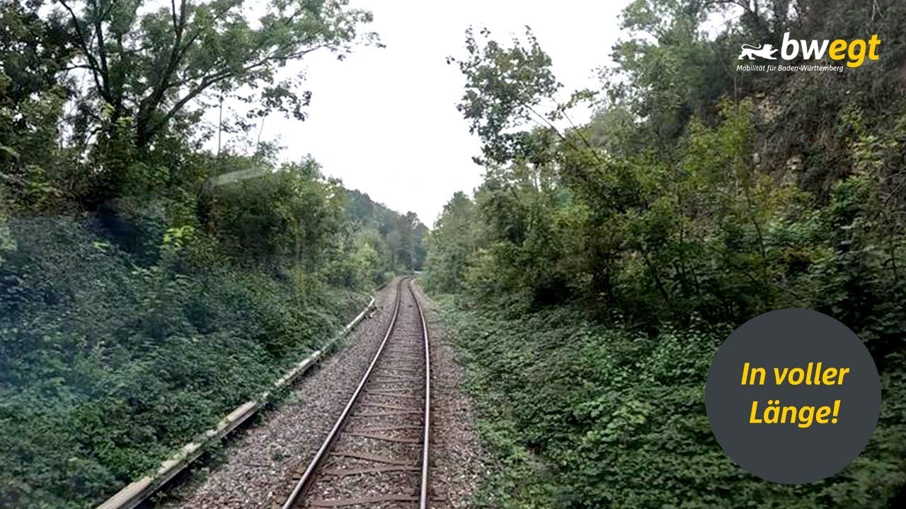 Führerstandsmitfahrt von Korntal nach Heimerdingen mit bwegt