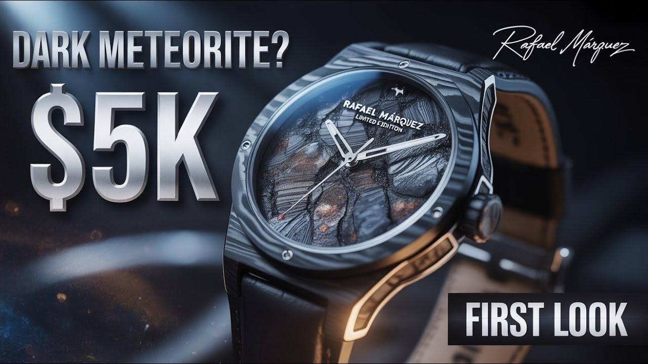 Dark Matter 4 — Rafael Márquez Limited Edition Watch | Meteorite Dial • Swiss SW500 Chronograph