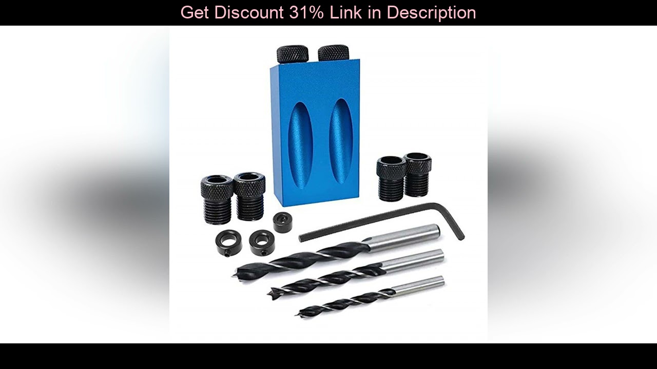 Best 7/14/34pcs Hand Tools Oblique Hole Drill 15 Degree Angle Locator Bits Hole Jig Woodwork Guide