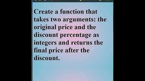 #shorts #Programming #python calculate discount by using a function in python