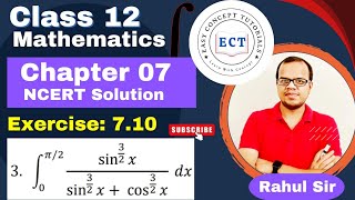 Class 12 Mathematics | Integrals | Chapter 7 | Ex 7.10 Q 3 I NCERT SOLUTION | Integration |